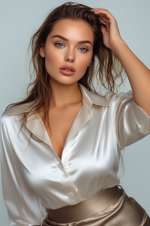 Elegant Model Photo Gallery – Silk & Sunlight in Our Latest xwebseries Collection